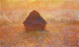 1286_Wheatstack_(Sun_in_the_Mist),_1891,_65_x_100_cm;_25_5-8_x_39_3-8_in.,_Minneapolis_Institute_of_Arts