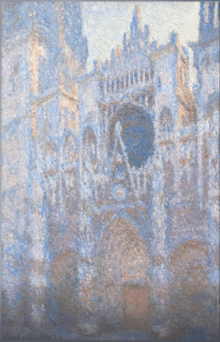Catedral Rouen, fachada oriental, 1894, Monet