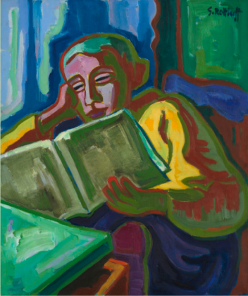 Karl.Schmidt-Rottluff.1950. Lesende